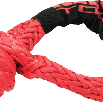 1/2" x 24" 65,000LBS Soft Shackle Recovery Rope For SUV Winch Snatch
