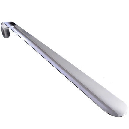 22in Extra Long Handle Shoe Horn Stainless Steel Metal Shoes Remover
