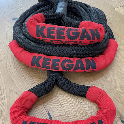 KEEGAN TOOLS 1.25"x30' Kinetic Energy Recovery Rope 46000 lbs Tow Rope