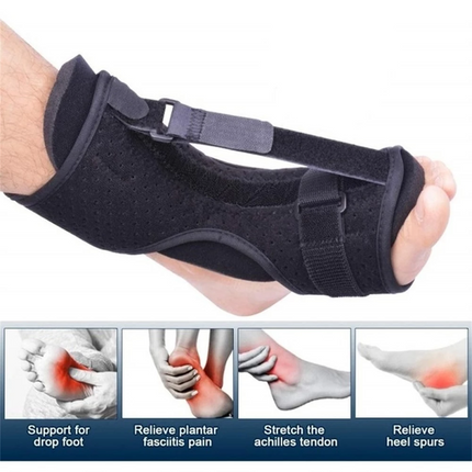 Plantar Fasciitis Night Splint Adjustable Foot Drop Ankle Brace