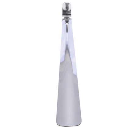 22in Extra Long Handle Shoe Horn Stainless Steel Metal Shoes Remover