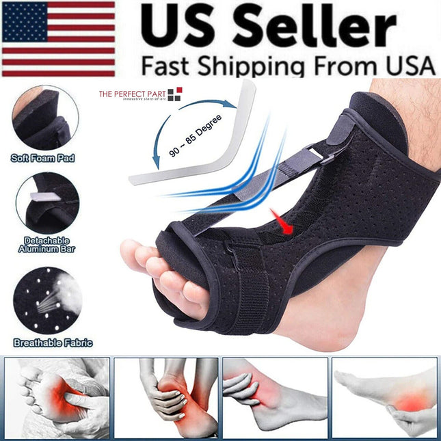 Plantar Fasciitis Night Splint Adjustable Foot Drop Ankle Brace