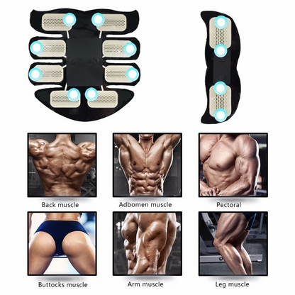 EMS Abdominal Muscle Toning Trainer ABS Stimulator Toner Fitness