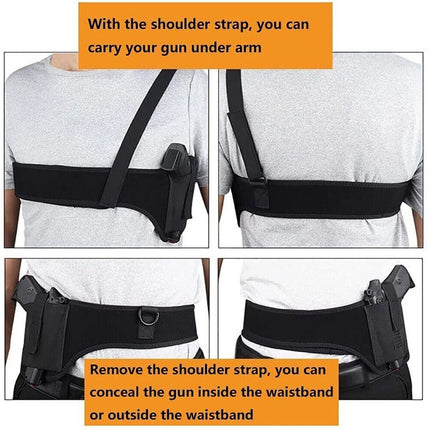 Tactical Concealed Carry Shoulder Waist Pistol Hand Gun Holder Holster