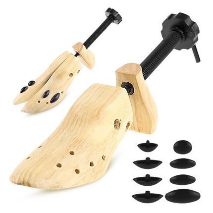 2-Way Wooden Adjustable Shoe Stretcher Expander Men Women Boot Size US