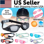 Black with Clear Lenses