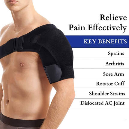 Shoulder Brace Support Compression Sleeve Torn Rotator Cuff AC Joint