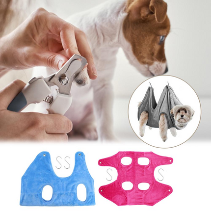 Portable Pet Dog Cat Grooming Hanging Hammock Harness Breathable Groom