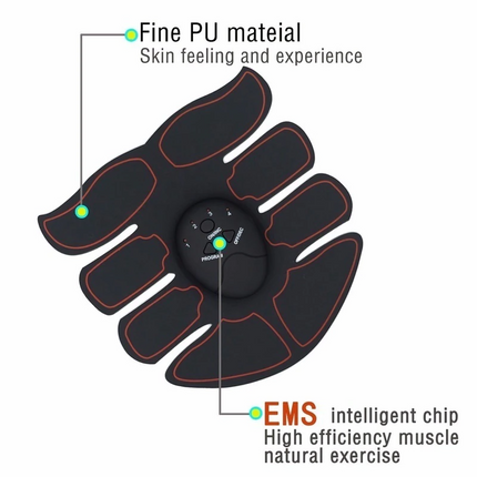 EMS Abdominal Muscle Toning Trainer ABS Stimulator Toner Fitness