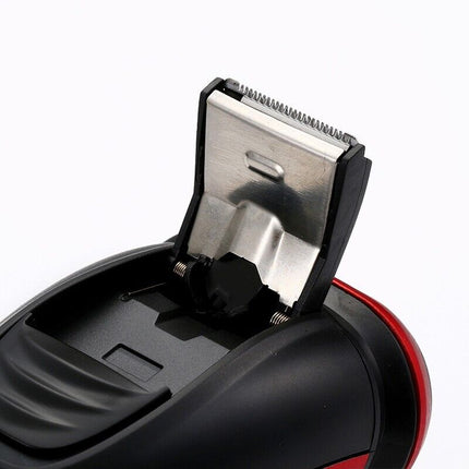 Men's Razor Rotary Waterproof Electric Shaver Pop-Up Trimmer Wet Dry
