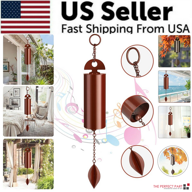 Large Deep Resonance Serenity Metal Bell Heroic Wind Chimes Outdoor