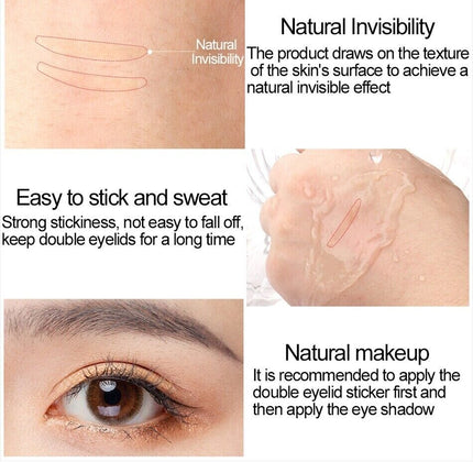 1200pcs Invisible Lace Eye Lift Strips Double Eyelid Adhesive Style
