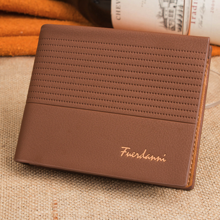 Men's Bifold Leather Credit ID Card Holder Wallet Billfold Purse