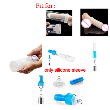 Male Penis-Extender Stretcher Max Vacuum Enhancer Enlarger Silicone