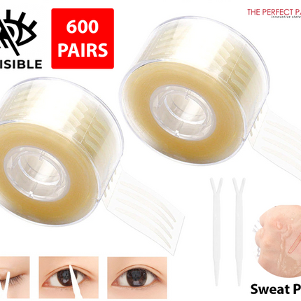 1200pcs Invisible Lace Eye Lift Strips Double Eyelid Adhesive Style