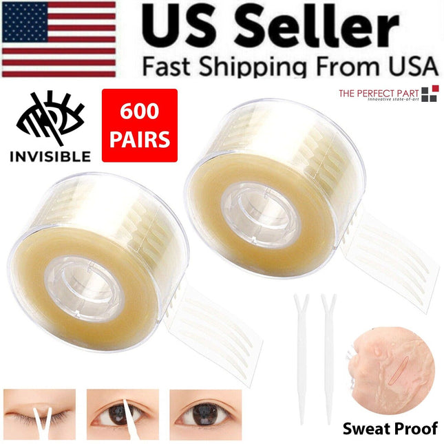 1200pcs Invisible Lace Eye Lift Strips Double Eyelid Adhesive Style