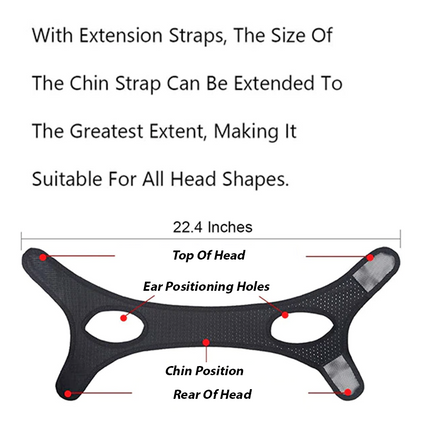Anti Snoring Chin Strap Sleep Apnea Snore Stop Belt Snoreless Sleep