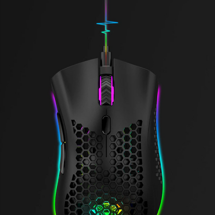 Wireless Mouse Gaming Rechargeable Optical Mouse Cordless 7 Color LED