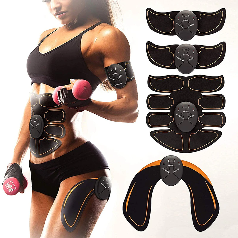 EMS Abdominal Muscle Toning Trainer ABS Stimulator Toner Fitness