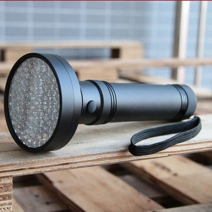 UV Ultraviolet Light 100 LED Flashlight BlackLight 395nM Inspection