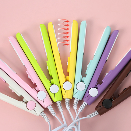 Mini Portable Hair Iron Hair Straightener Curler Professional Hair