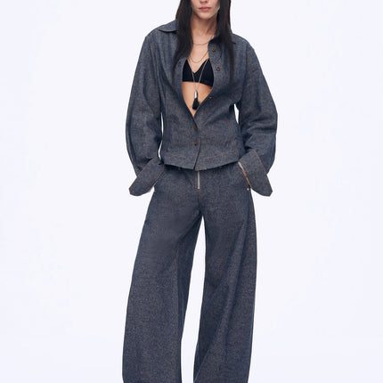 Refreshing breathable twill linen deconstructed silhouette old money