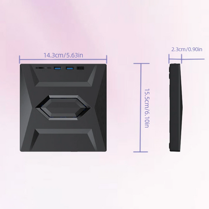 External CD DVD Drive USB 3.0 Writer Burner Player for PC Laptop