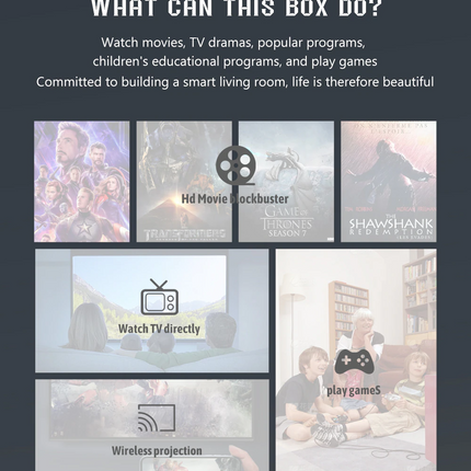 2025 Upgraded T95Z Plus Smart Android 12.0 TV Box Quad Core 6K HD
