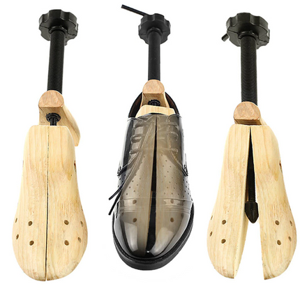2-Way Wooden Adjustable Shoe Stretcher Expander Men Women Boot Size US