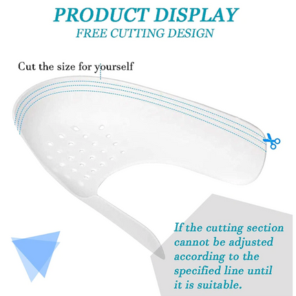 5 Pairs Shoe Protector Anti Crease Force Fields Cover Toe Cap Creasing