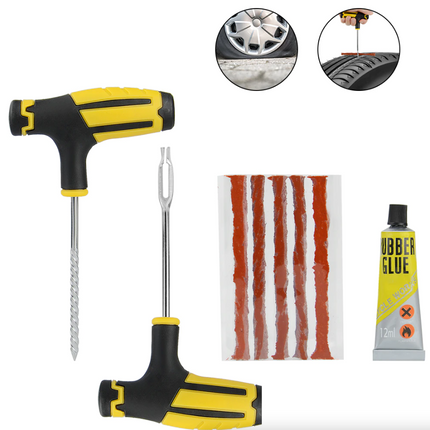 68pc Tire Repair Kit DIY Flat Tire Repair Car Truck Motorcycle Home