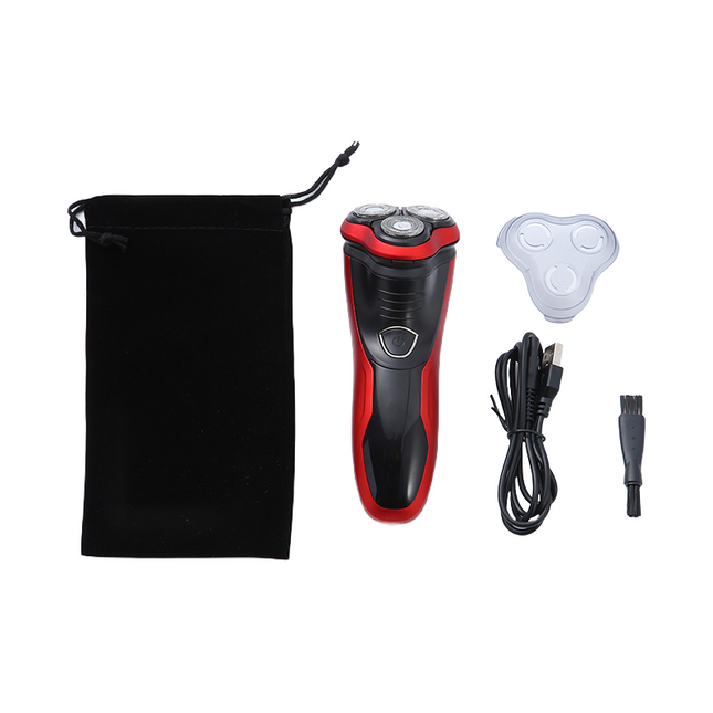 Men's Razor Rotary Waterproof Electric Shaver Pop-Up Trimmer Wet Dry