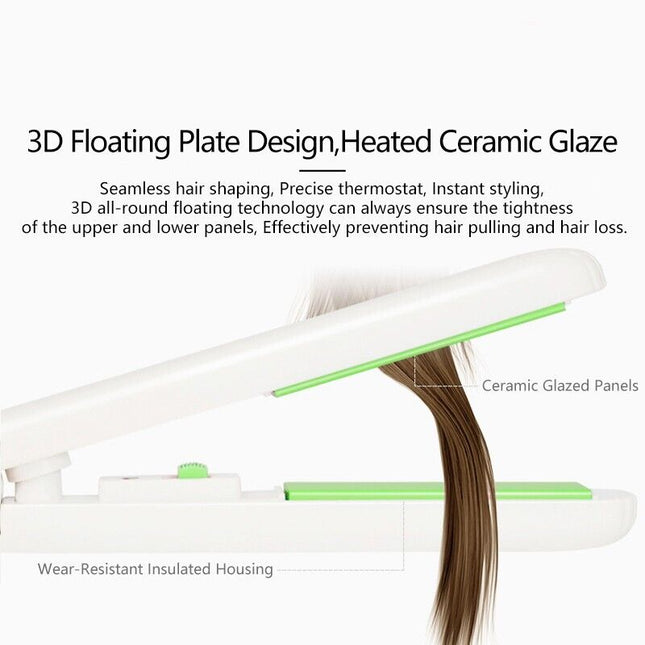 Mini Portable Hair Iron Hair Straightener Curler Professional Hair