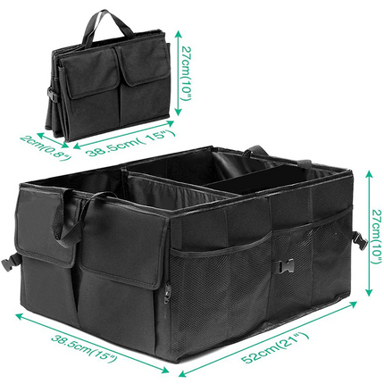 Trunk Cargo Organizer Folding Storage Collapse Bag Bin For Car Truck