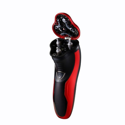 Men's Razor Rotary Waterproof Electric Shaver Pop-Up Trimmer Wet Dry