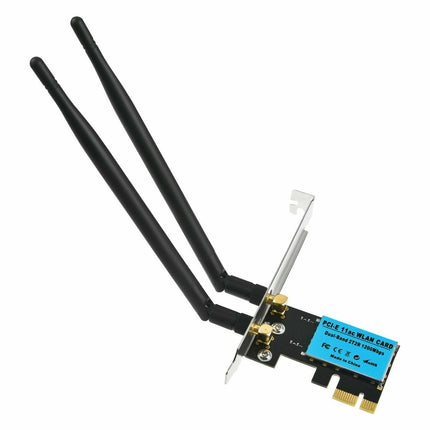 WiFi 1200Mbps Desktop PCIe Adapter 2.4G/5G Dual Band AX210 802.11AX