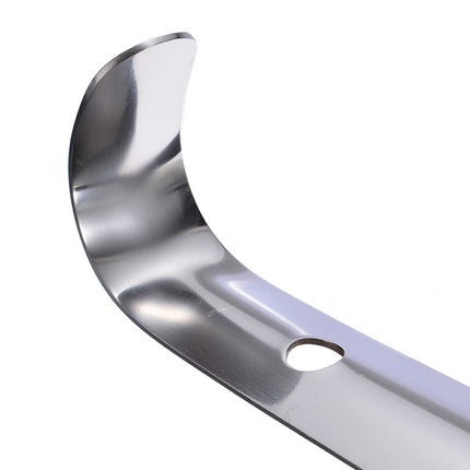 22in Extra Long Handle Shoe Horn Stainless Steel Metal Shoes Remover