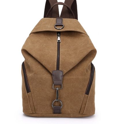 Canvas Fashion Retro Casual College Style Backpack