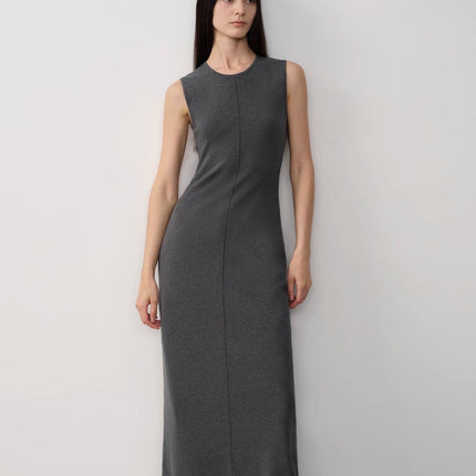Fireladyfur Women's Merino Wool Knit Dress"Island Letters"