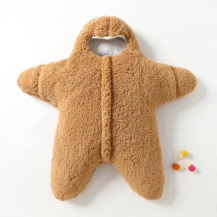 Comfortable Baby Starfish Lamb Velvet Sleeping Bag