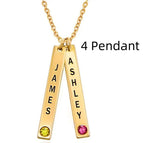 Gold / 4 Pendant
