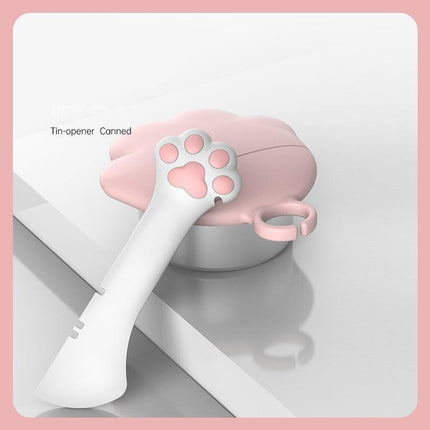 Pet Canned Spoon Jar Opener Puppy FeedingMixing Wet Dry Cat Dog