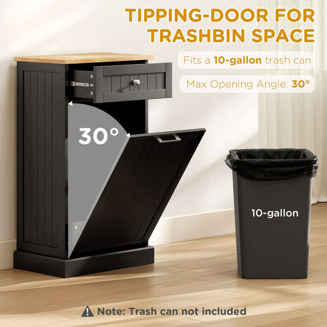 Kitchen Tilt Out Trash Bin Cabinet Free Standing Recycling Cabinet