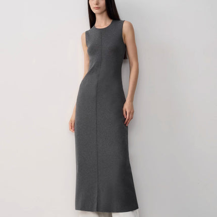 Fireladyfur Women's Merino Wool Knit Dress"Island Letters"