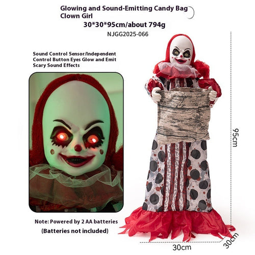 Halloween Electric Candy Girl Decoration Ornaments