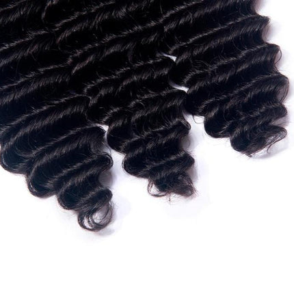 BeuMax 10A Grade 3/4 Loose deep Wave  Bundles with 4x4 Closure