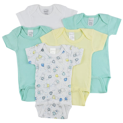 Bambini Short Sleeve One Piece 5 Pack