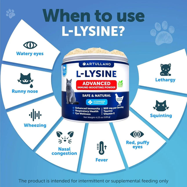 Do Not Sell On Amazon  L Lysine For Cats Lysine Powder Supplement