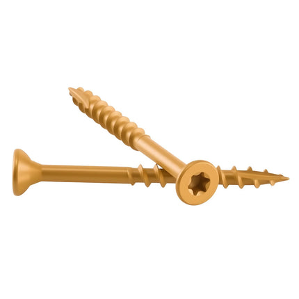Wood Screws Anti-Rust 2-Inch Outdoor Deck Screws 350PCS T25 Torx Star