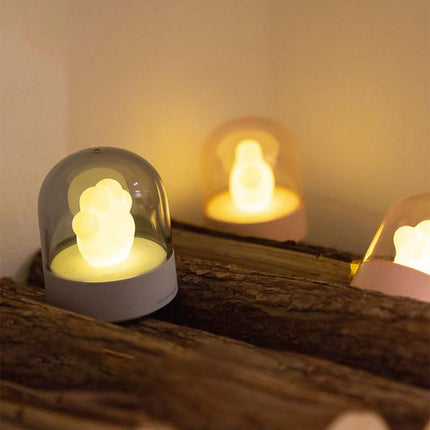 Exquisite Night Light Cat Paw Light USB Charging Music Box